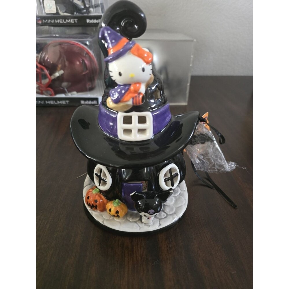 Blue Sky Hello Kitty and Friends Witch Hat House Tea Light Holder Sanrio